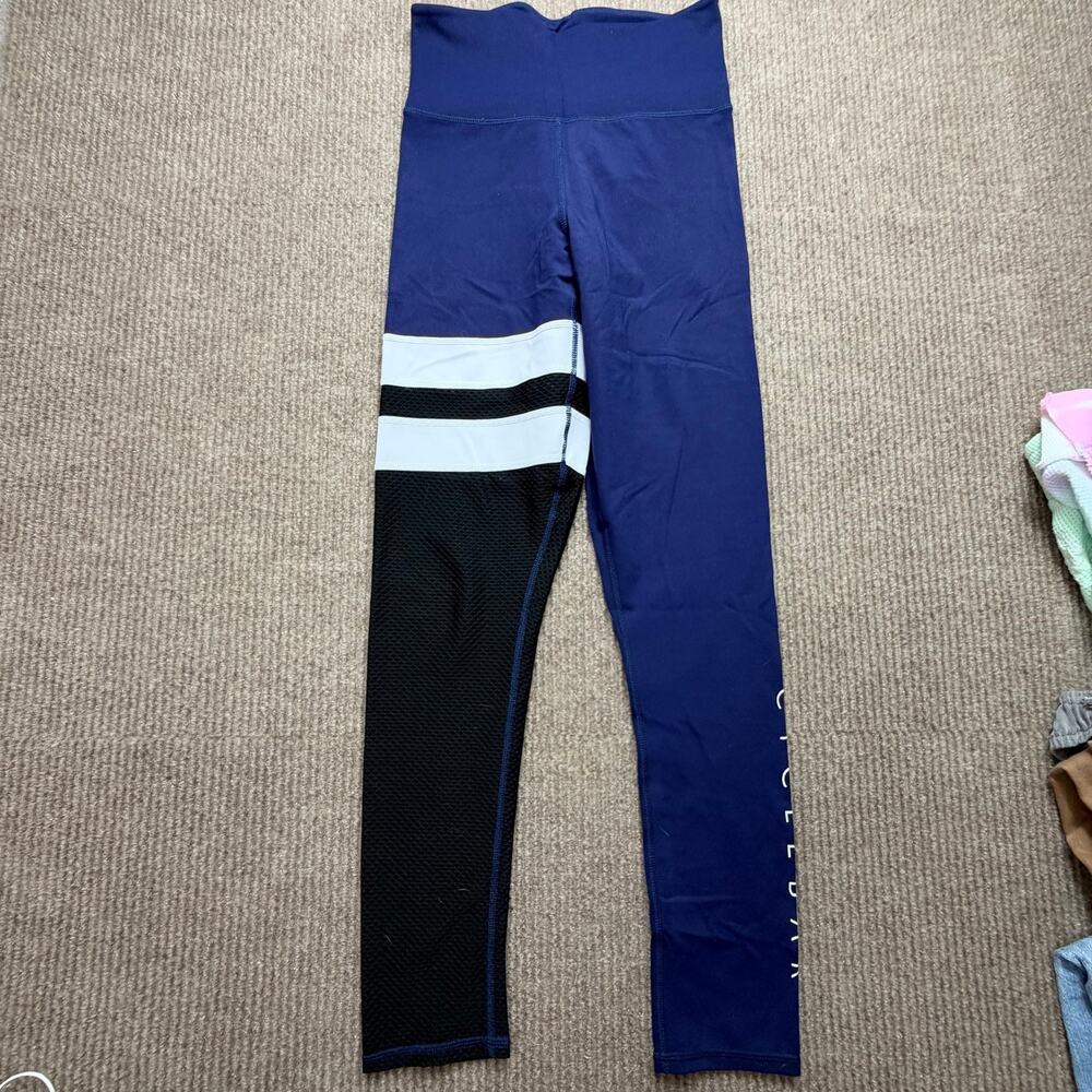 Body Language Deep Sea Bella Leggings size small Cyclebar Logo